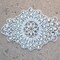 Iridescent Silver AB Rhinestone Applique with Silver Back for Bridal Dresses Hats Accessories